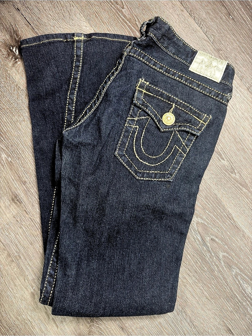 True Religion Joey Flare Jeans Blue Waist 27